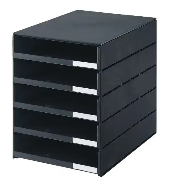 LADENBOX STYROVAL 5 LADEN OPEN ZWART