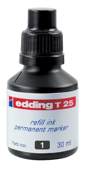 VILTSTIFTINKT EDDING T25 ZWART