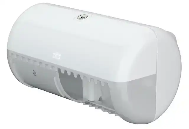 TOILETPAPIERDISPENSER TORK T4 DUO WIT