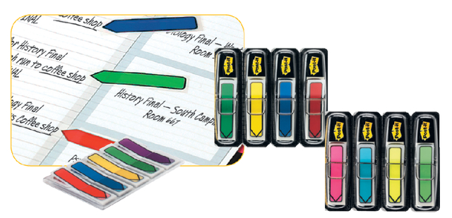 INDEXTABS POST-IT 684 11.9X43.1MM PIJL