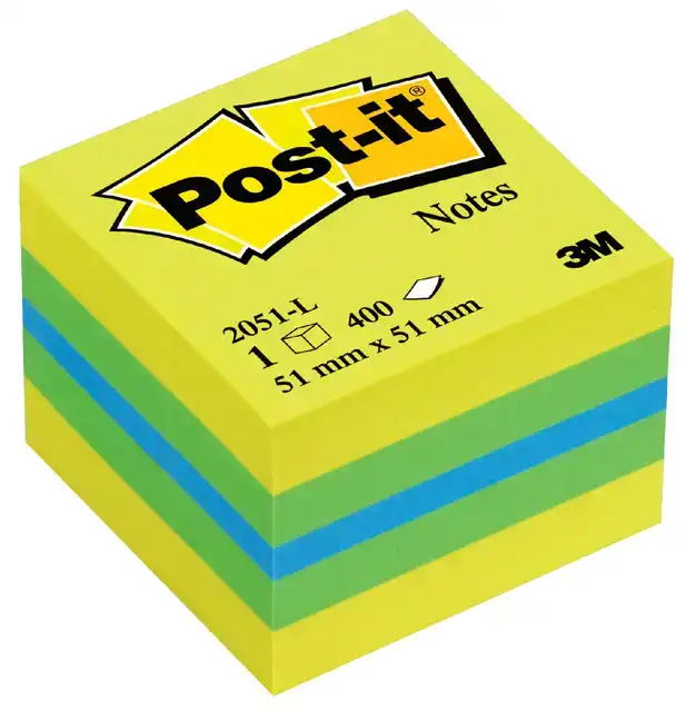 MEMOBLOK POST-IT 2051 51X51MM KUBUS