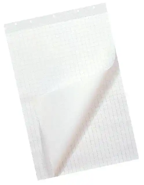 FLIPOVERPAPIER QBASIC 65X95CM BLANCO