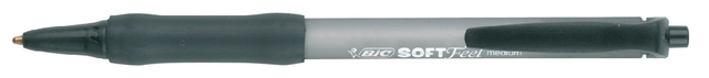 BALPEN BIC SOFT FEEL CLIC M ZWART